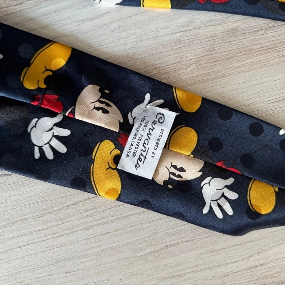 Vintage Disney Mickey Mouse Tie | Rudy Cervantes Los Angeles | 59” Novelty Tie